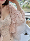 Sweetheart Bud Gentle Lace Sling Vest Women Autumn And Winter Judhua Fishtail Half Skirt